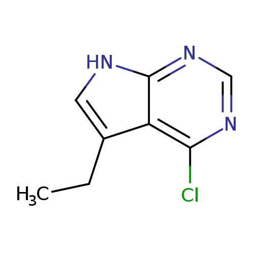 7H-Pyrrolo[2,3-d]pyrimidine, 4-chloro-5-ethyl-