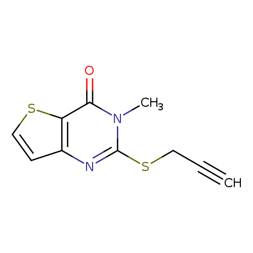 3-methyl-2-(prop-2-yn-1-ylsulfanyl)-3H,4H-thieno[3,2-d]pyrimidin-4-one