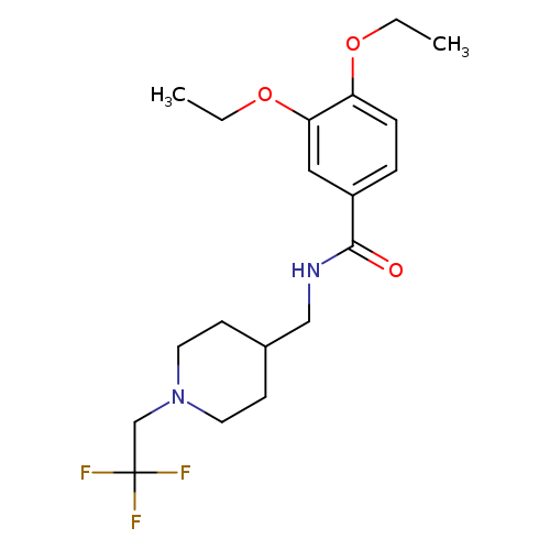 3,4-diethoxy-N-{[1-(2,2,2-trifluoroethyl)piperidin-4-yl]methyl}benzamide