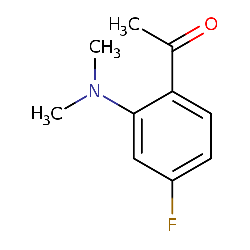 1-[2-(dimethylamino)-4-fluorophenyl]ethan-1-one