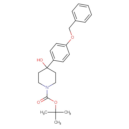 tert-Butyl 4-[4-(benzyloxy)phenyl]-4-hydroxypiperidine-1-carboxylate