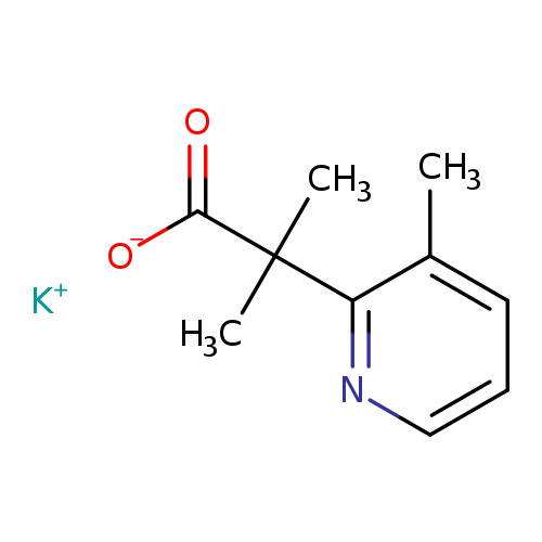 potassium2-methyl-2-(3-methylpyridin-2-yl)propanoate