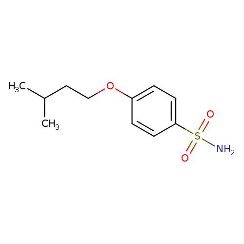 Benzenesulfonamide, 4-(3-methylbutoxy)-