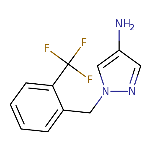 1-{[2-(trifluoromethyl)phenyl]methyl}-1H-pyrazol-4-amine