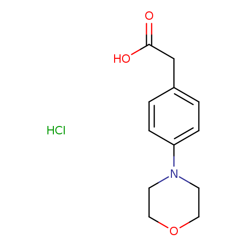 2-[4-(morpholin-4-yl)phenyl]acetic acid hydrochloride