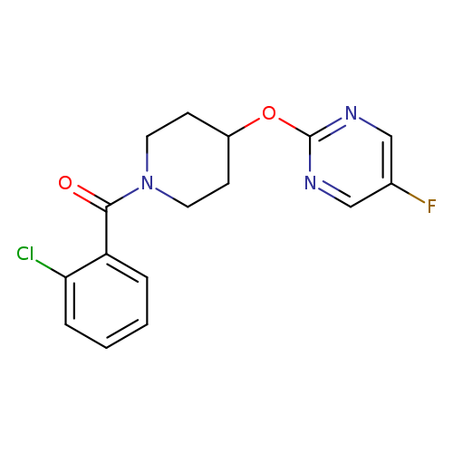 2-{[1-(2-chlorobenzoyl)piperidin-4-yl]oxy}-5-fluoropyrimidine