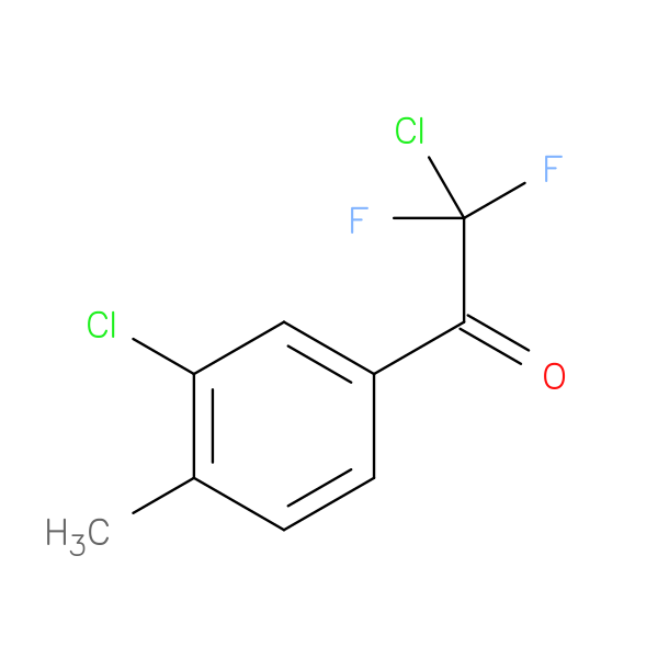 2-chloro-1-(3-chloro-4-methylphenyl)-2,2-difluoroethan-1-one