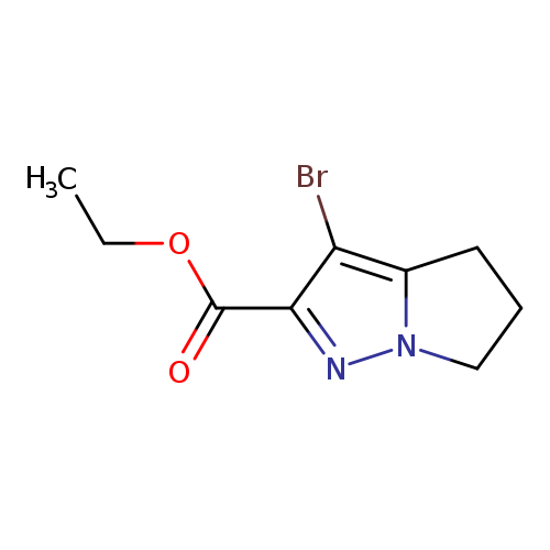 ethyl 3-bromo-4H,5H,6H-pyrrolo[1,2-b]pyrazole-2-carboxylate