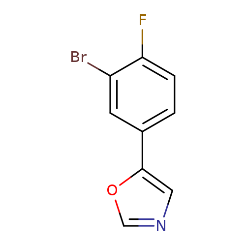 5-(3-Bromo-4-fluorophenyl)-1,3-oxazole