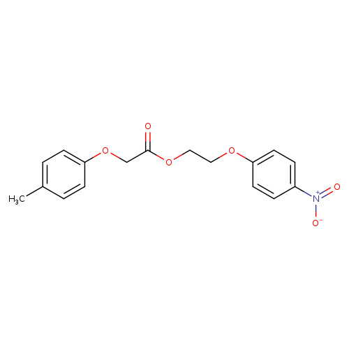 2-(4-nitrophenoxy)ethyl 2-(4-methylphenoxy)acetate