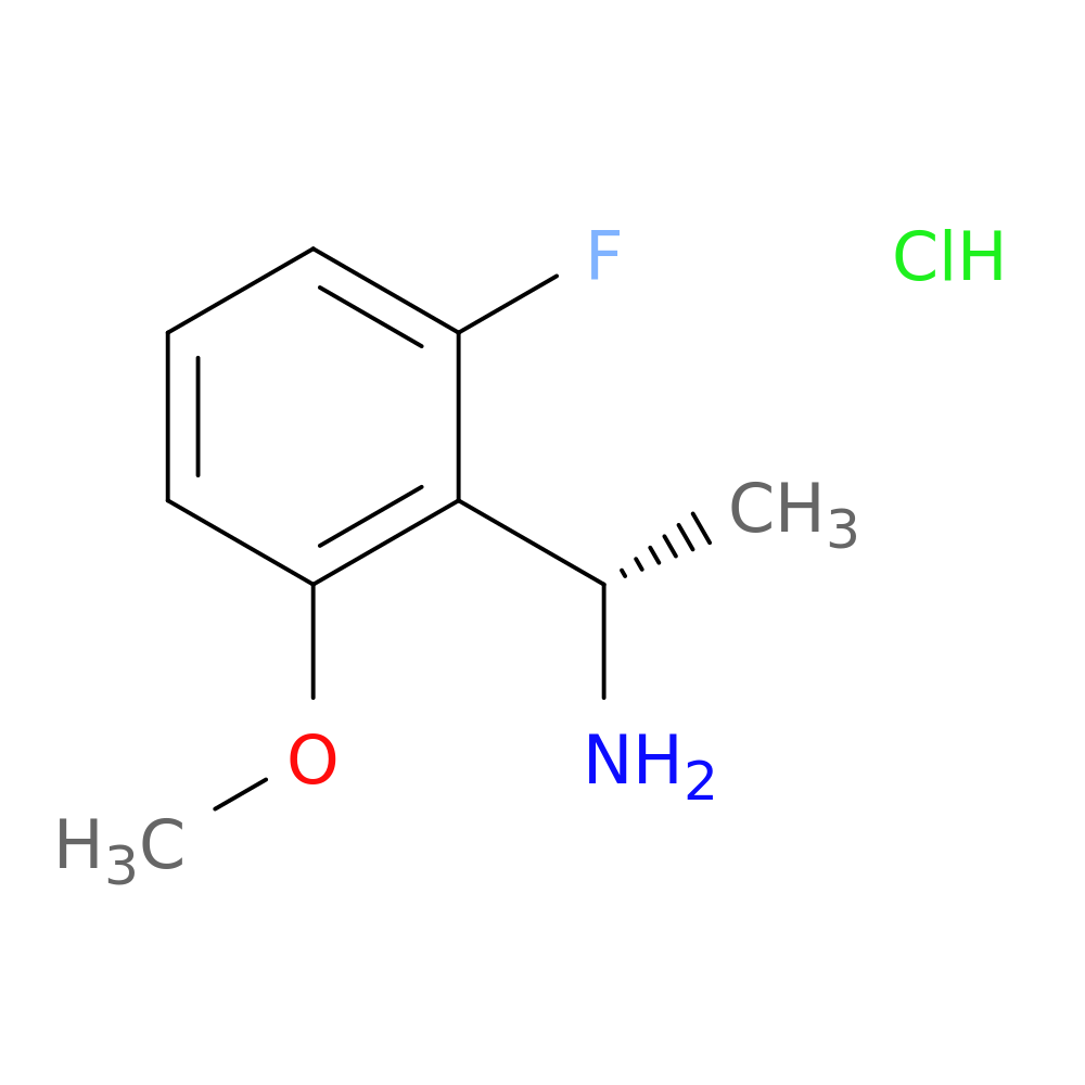 (1S)-1-(6-Fluoro-2-methoxyphenyl)ethylamine-hcl