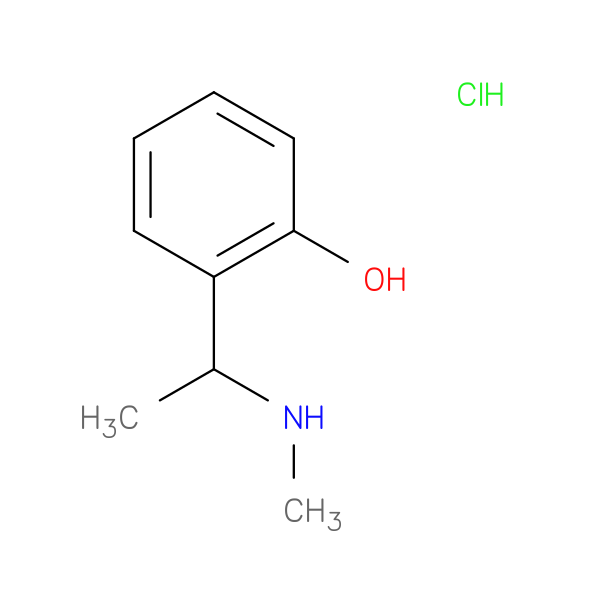2-[1-(methylamino)ethyl]phenol hydrochloride