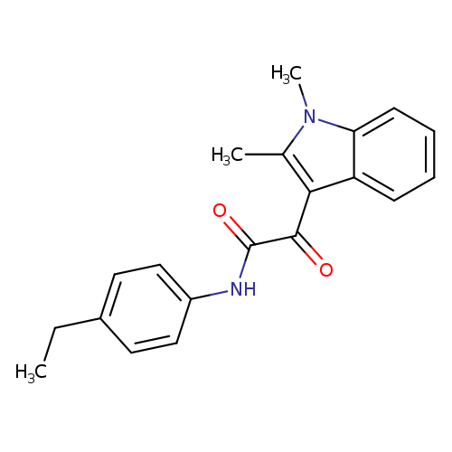 2-(1,2-dimethyl-1H-indol-3-yl)-N-(4-ethylphenyl)-2-oxoacetamide