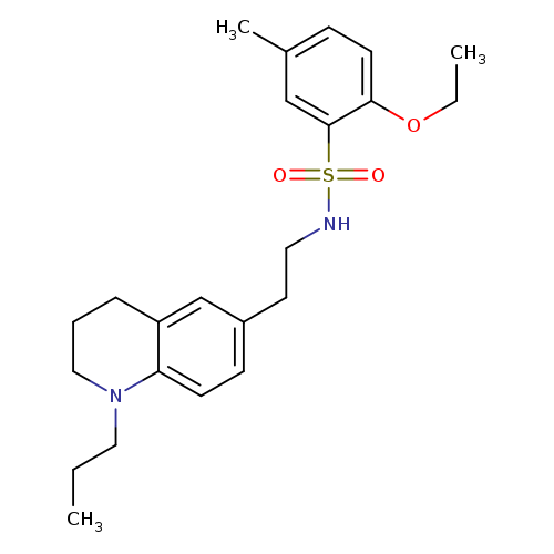2-ethoxy-5-methyl-N-[2-(1-propyl-1,2,3,4-tetrahydroquinolin-6-yl)ethyl]benzene-1-sulfonamide