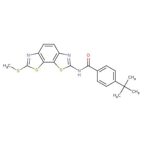 4-tert-butyl-N-[11-(methylsulfanyl)-3,12-dithia-5,10-diazatricyclo[7.3.0.0^{2,6}]dodeca-1(9),2(6),4,7,10-pentaen-4-yl]benzamide