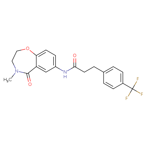 N-(4-methyl-5-oxo-2,3,4,5-tetrahydro-1,4-benzoxazepin-7-yl)-3-[4-(trifluoromethyl)phenyl]propanamide