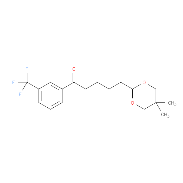5-(5,5-Dimethyl-1,3-dioxan-2-yl)-3'-trifluoromethylvalerophenone