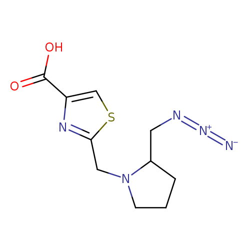 2-{[2-(azidomethyl)pyrrolidin-1-yl]methyl}-1,3-thiazole-4-carboxylic acid