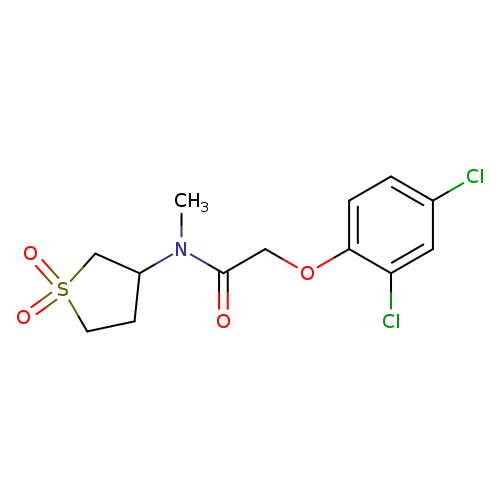 2-(2,4-dichlorophenoxy)-N-(1,1-dioxo-1lambda6-thiolan-3-yl)-N-methylacetamide
