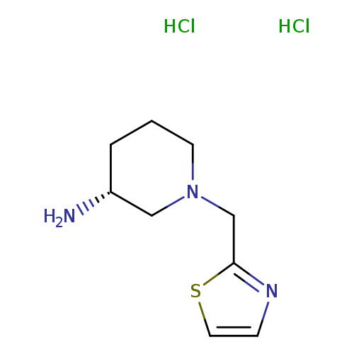 (3R)-1-[(1,3-thiazol-2-yl)methyl]piperidin-3-aminedihydrochloride