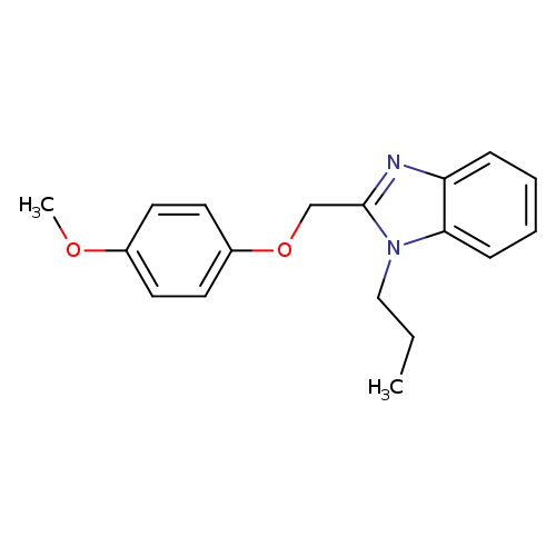 2-[(4-methoxyphenoxy)methyl]-1-propyl-1H-1,3-benzodiazole