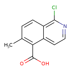 5-Isoquinolinecarboxylic acid, 1-chloro-6-methyl-