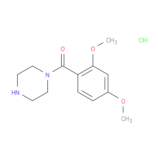 1-(2,4-dimethoxybenzoyl)piperazine hydrochloride