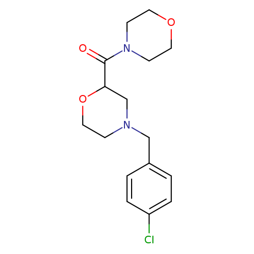 4-[(4-chlorophenyl)methyl]-2-(morpholine-4-carbonyl)morpholine