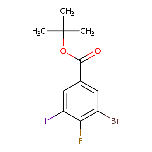 tert-butyl 3-bromo-4-fluoro-5-iodobenzoate