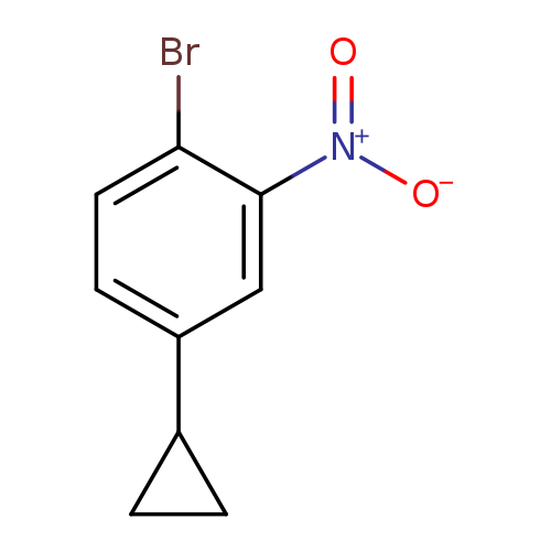 2-Bromo-5-cyclopropylnitrobenzene