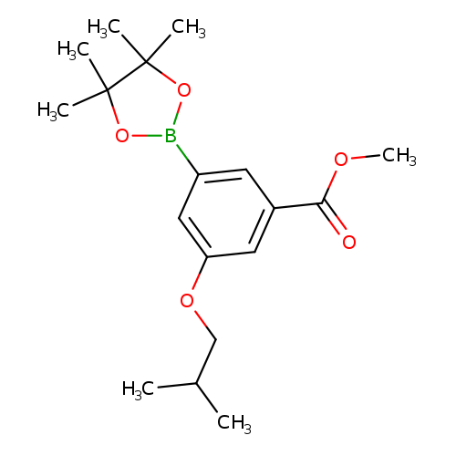 3-Methoxycarbonyl-5-isobutoxyphenylboronic acid, pinacol ester
