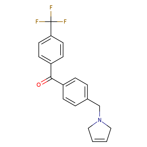 (4-((2,5-Dihydro-1H-pyrrol-1-yl)methyl)phenyl)(4-(trifluoromethyl)phenyl)methanone