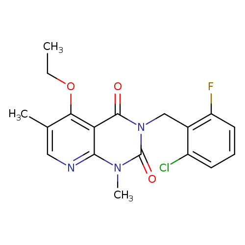 3-[(2-chloro-6-fluorophenyl)methyl]-5-ethoxy-1,6-dimethyl-1H,2H,3H,4H-pyrido[2,3-d]pyrimidine-2,4-dione