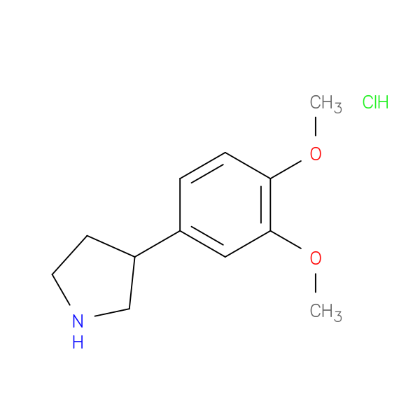 3-(3,4-dimethoxyphenyl)pyrrolidine hydrochloride