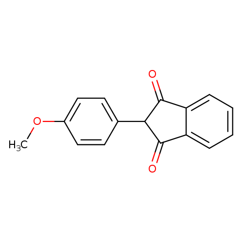 1H-Indene-1,3(2H)-dione, 2-(4-methoxyphenyl)-