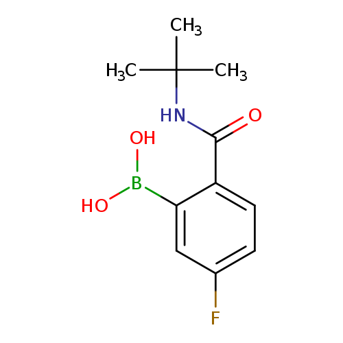 2-(t-Butylcarbamoyl)-5-fluorophenylboronic acid