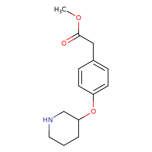 Methyl 2-(4-(piperidin-3-yloxy)phenyl)acetate hydrochloride