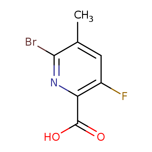 6-bromo-3-fluoro-5-methylpyridine-2-carboxylicacid