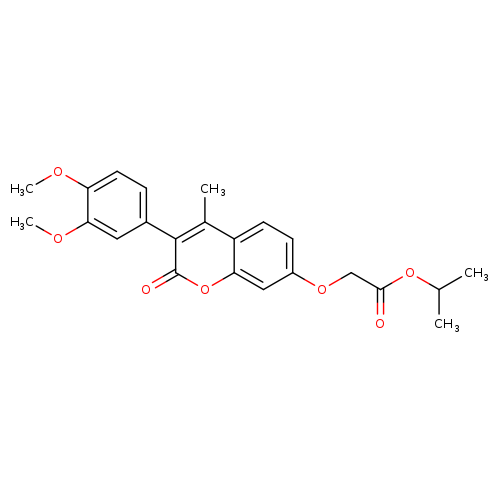 propan-2-yl 2-{[3-(3,4-dimethoxyphenyl)-4-methyl-2-oxo-2H-chromen-7-yl]oxy}acetate