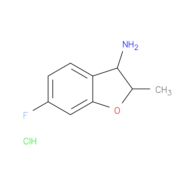 6-fluoro-2-methyl-2,3-dihydro-1-benzofuran-3-amine hydrochloride
