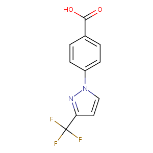 4-(3-(Trifluoromethyl)-1H-pyrazol-1-yl)benzoic acid