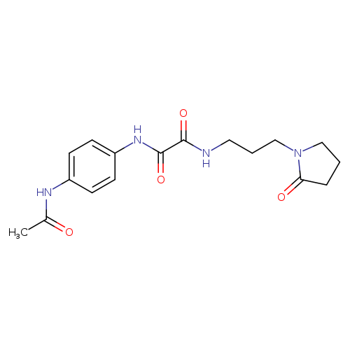 N'-(4-acetamidophenyl)-N-[3-(2-oxopyrrolidin-1-yl)propyl]ethanediamide