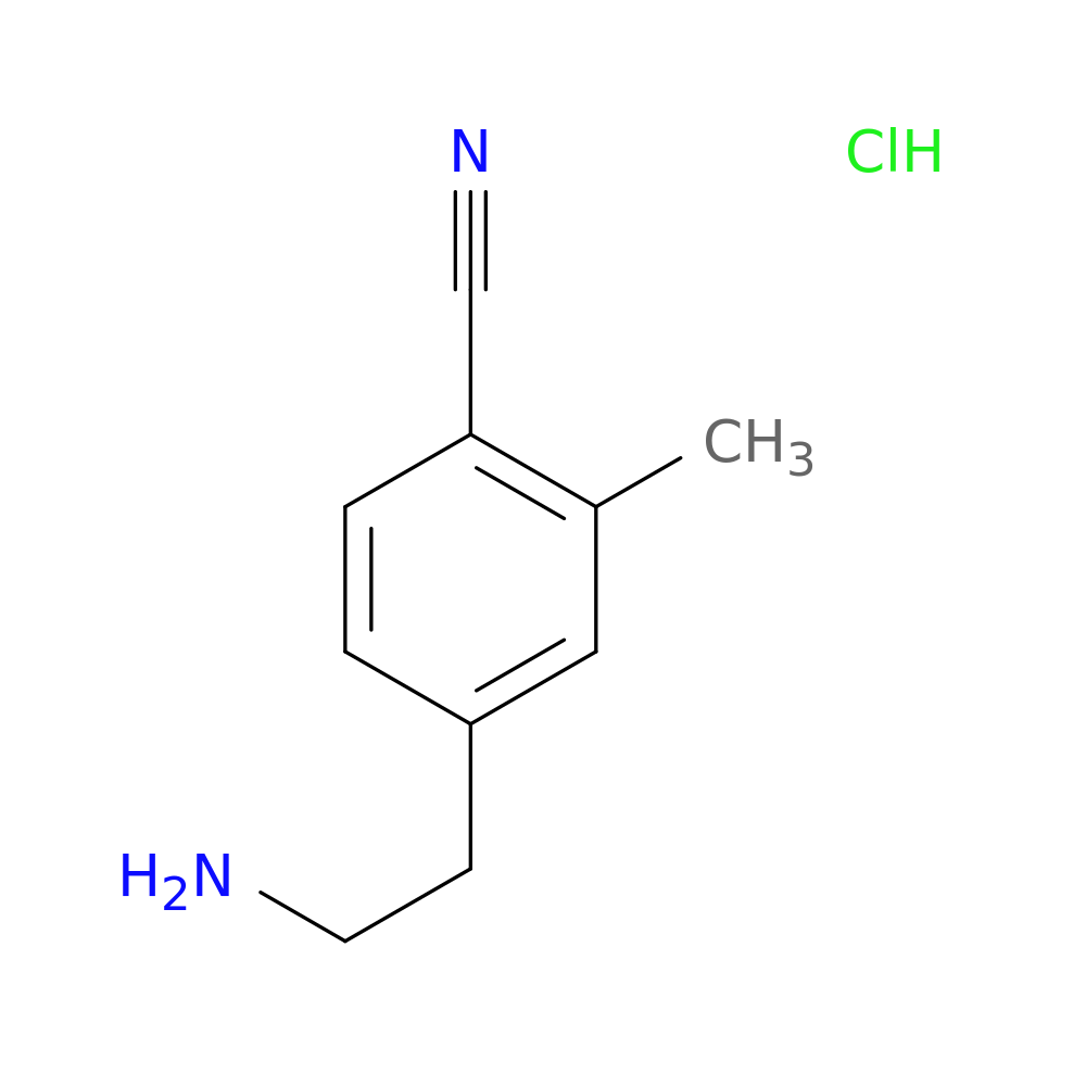 4-(2-aminoethyl)-2-methylbenzonitrile hydrochloride
