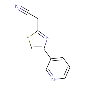 2-(4-(Pyridin-3-yl)thiazol-2-yl)acetonitrile