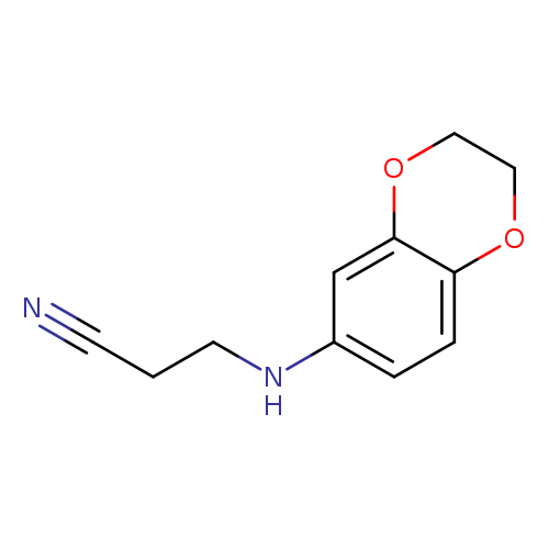 3-[(2,3-dihydro-1,4-benzodioxin-6-yl)amino]propanenitrile