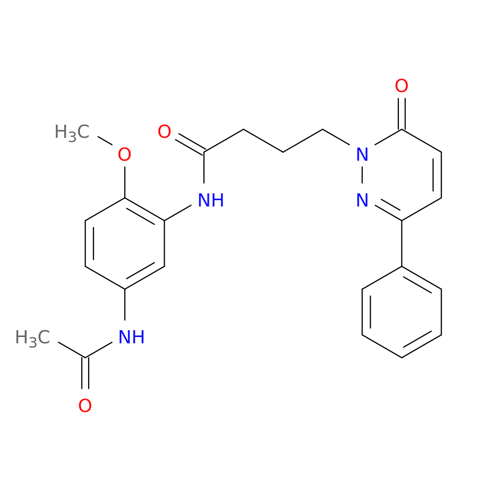 N-(5-acetamido-2-methoxyphenyl)-4-(6-oxo-3-phenyl-1,6-dihydropyridazin-1-yl)butanamide