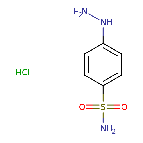 Benzenesulfonamide, 4-hydrazinyl-, hydrochloride (1:1)