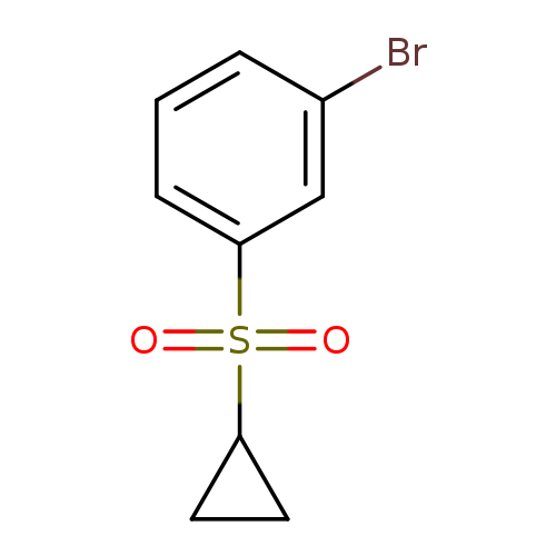 1-bromo-3-(cyclopropanesulfonyl)benzene