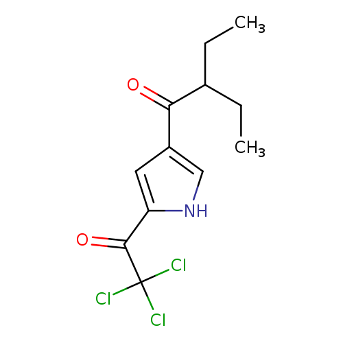 2-ethyl-1-[5-(2,2,2-trichloroacetyl)-1H-pyrrol-3-yl]butan-1-one