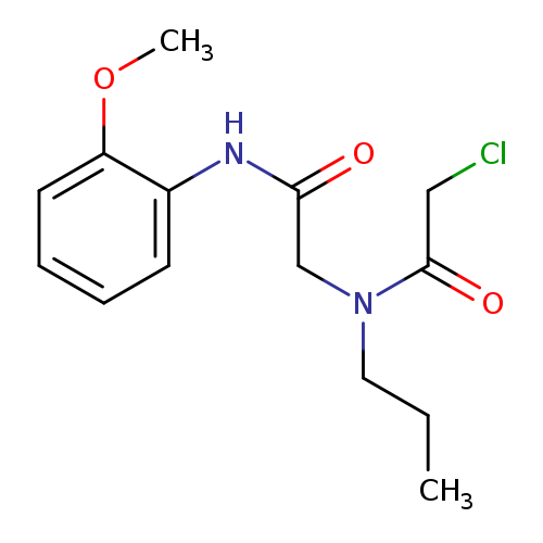 2-chloro-N-{[(2-methoxyphenyl)carbamoyl]methyl}-N-propylacetamide